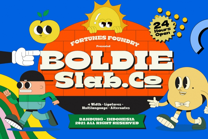 Boldie Slab Font Font Download