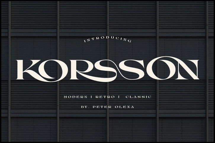 Korsson Font Font Download