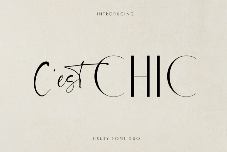 Chic Duo Font Download