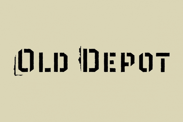 Old Depot Font Font Download
