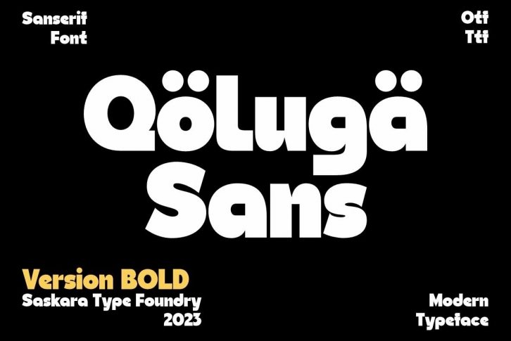 Qoluga Sans Font Font Download