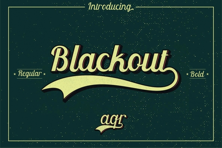 Blackout Font Font Download