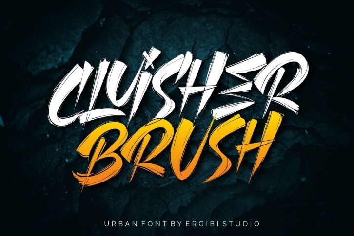 Cluisher Brush Font Font Download