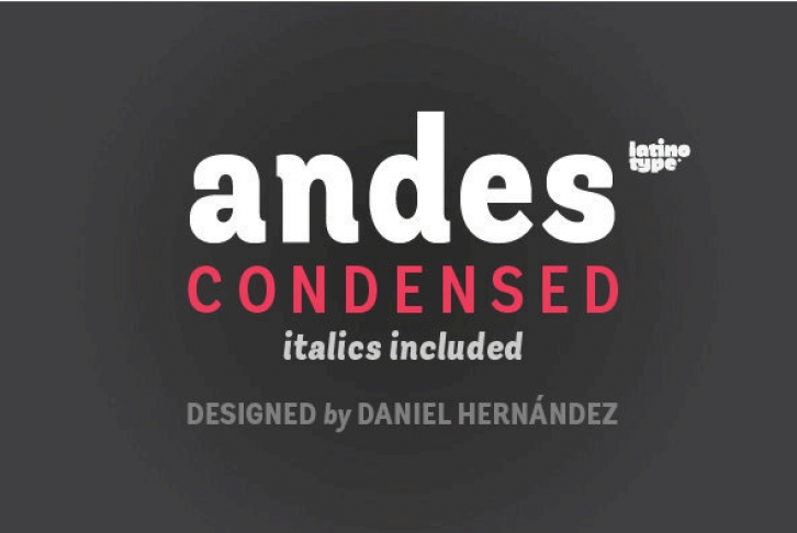 Andes Condensed Font Font Download