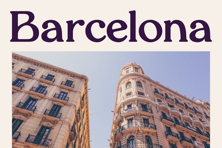 Barcelona Font Font Download