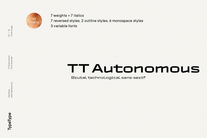 TT Autonomous Font Font Download