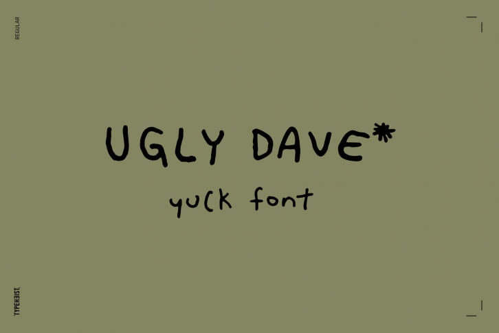 Ugly Dave Font Font Download
