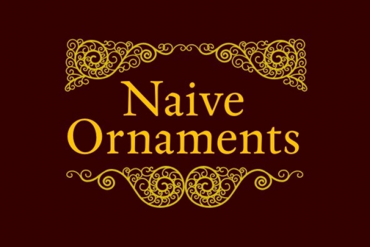 Naive Ornaments Font Font Download