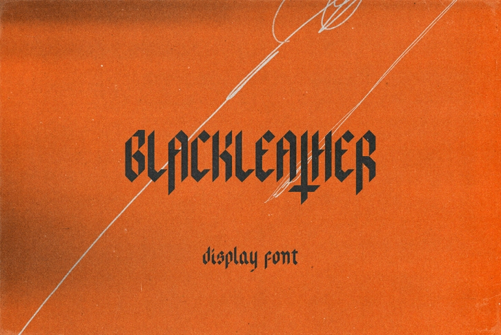 Blackleather Font Font Download
