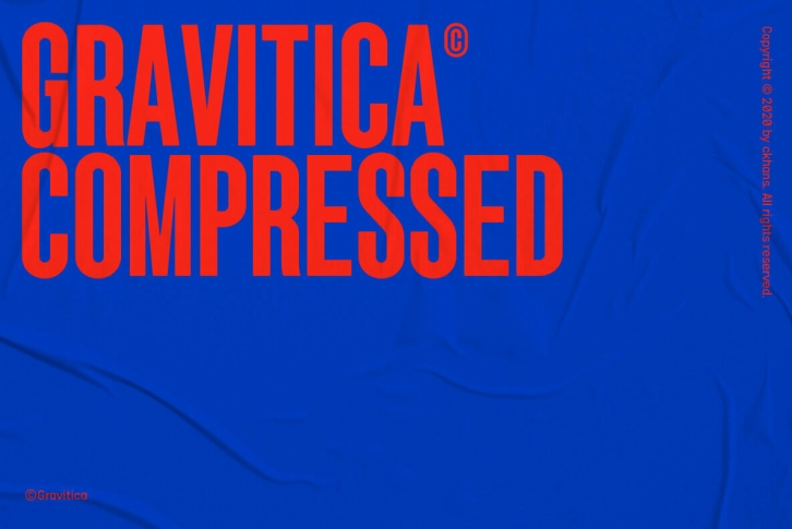 Gravitica Compressed Font Font Download