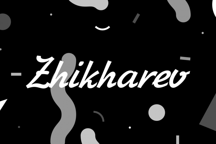 Zhikharev Font Font Download