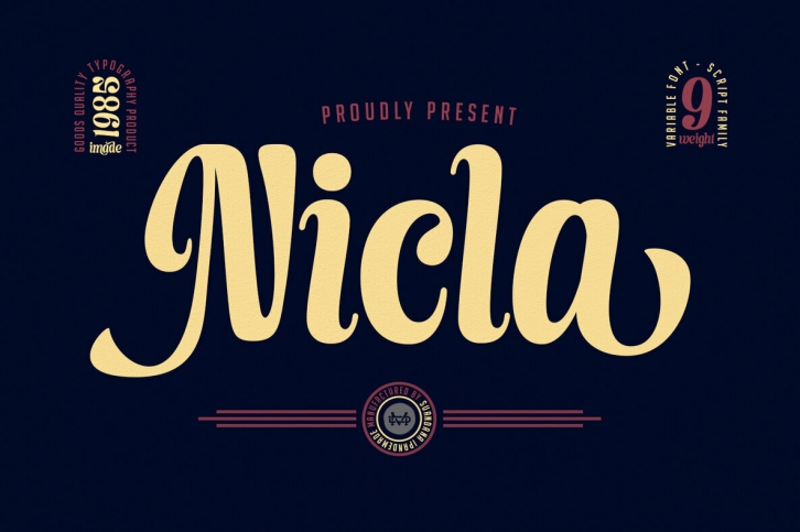 Nicla Font Font Download
