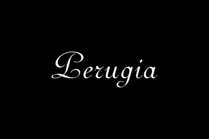 Perugia Cursive Font Font Download