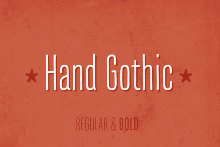 Hand Gothic Font Font Download