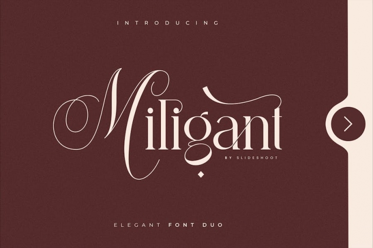 Miligant Font Duo Font Download
