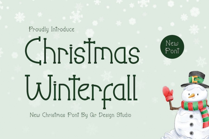 Christmas Winterfall Font Download