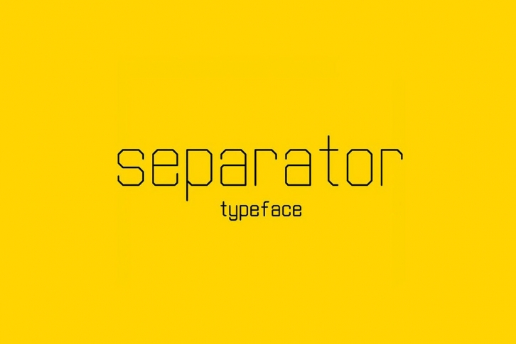 Separator Font Font Download