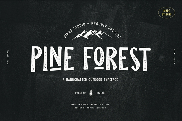 Pine Forest Font Font Download