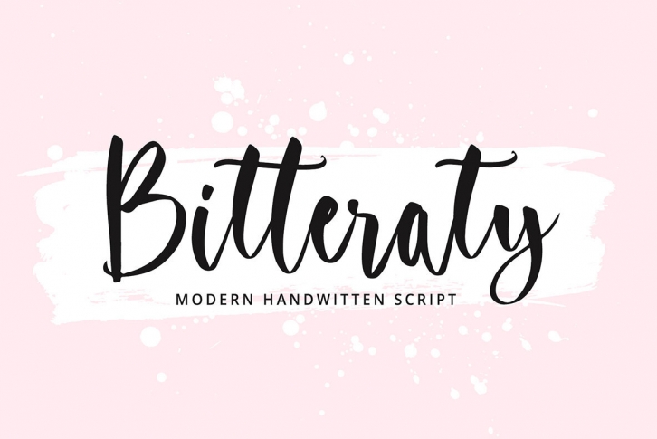 Bitteraty Font Font Download