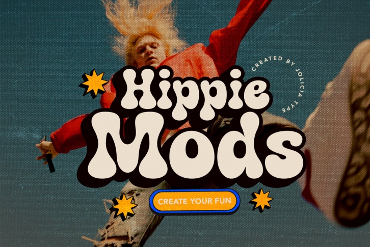 Hippie Mods Font Font Download