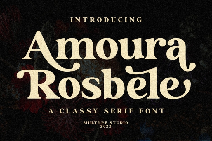 Amoura Rosbele Font Font Download