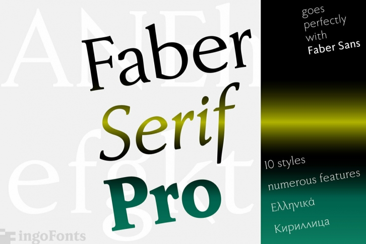 Faber Serif Pro Font Font Download