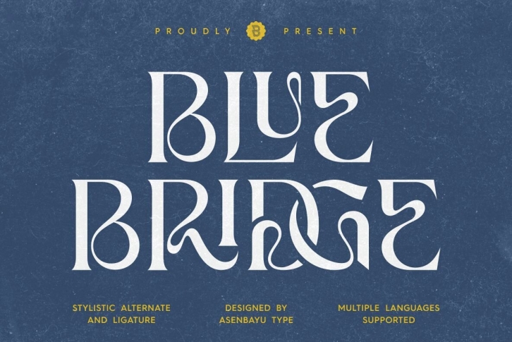 Blue Bridge Font Font Download