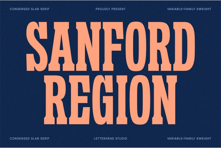 Sanford Region Font Font Download