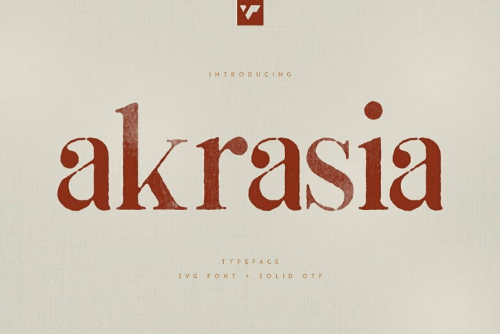 Akrasia SVG Font Font Download