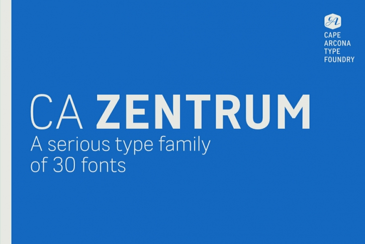 CA Zentrum Font Font Download