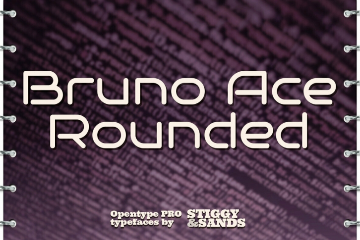 Bruno Ace Pro Rounded Font Font Download