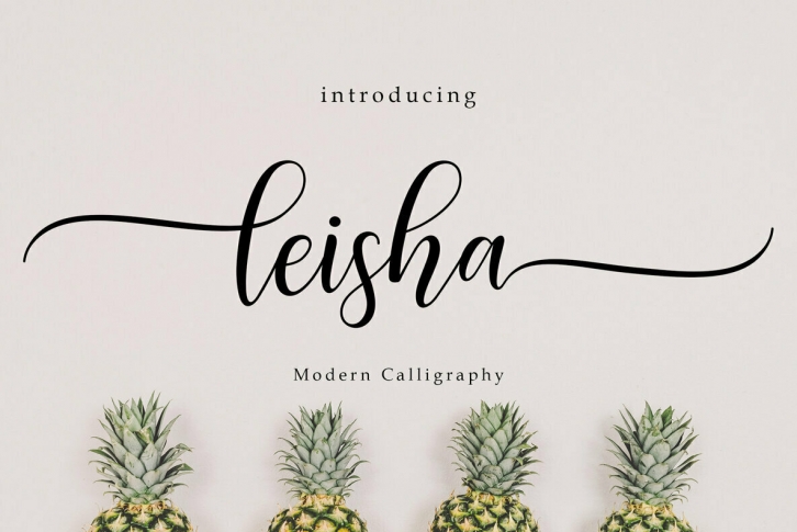 Leisha Font Font Download
