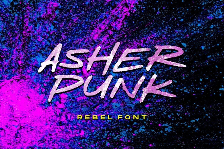 Asher Punk Font Font Download
