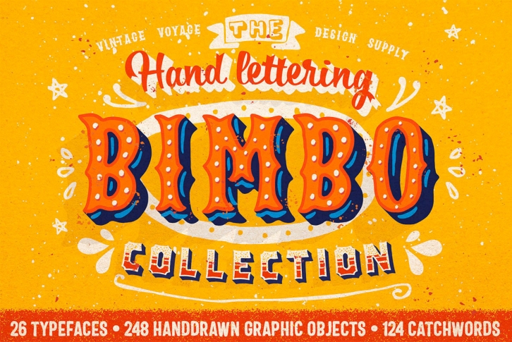 BIMBO - Hand Lettering Collection Font Font Download