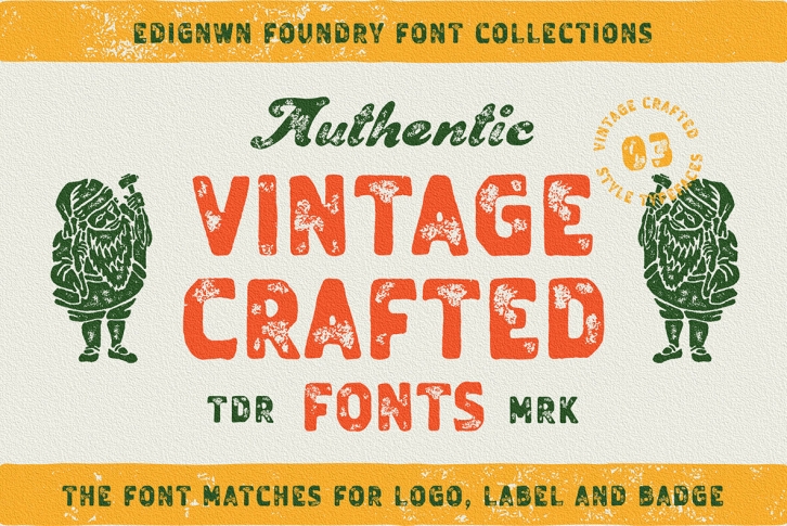 Vintage Crafted Font Font Download