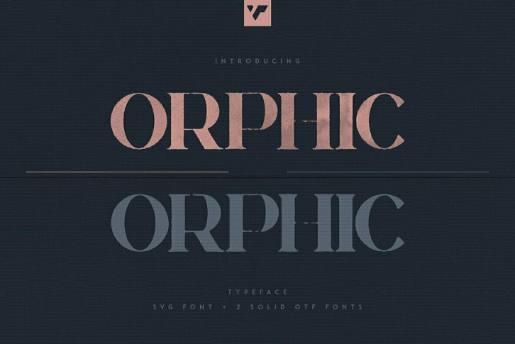 Orphic SVG Font Font Download