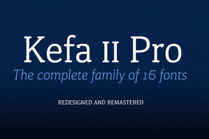 Kefa II Pro Font Font Download