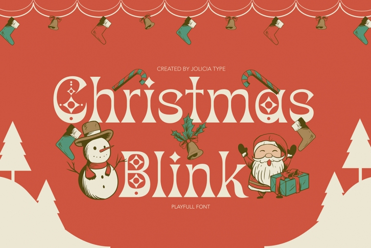 Christmas Blink Font Font Download