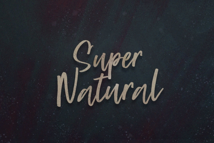 Super Natural Font Font Download