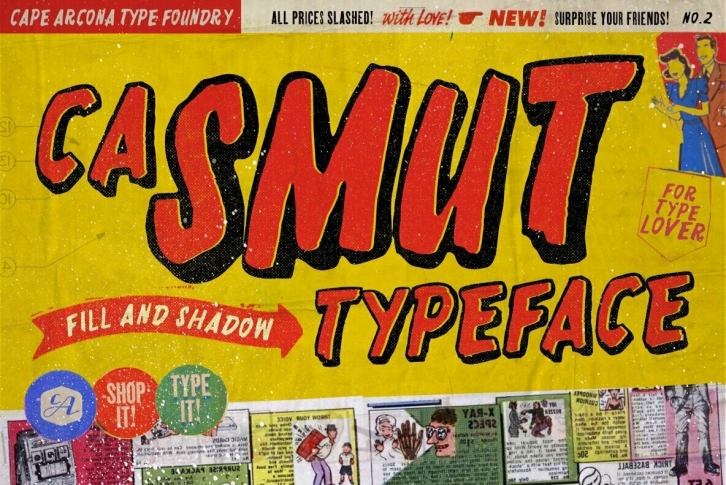 CA Smut Font Font Download