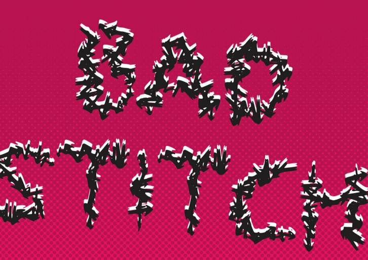 Bad Stitch Font Font Download