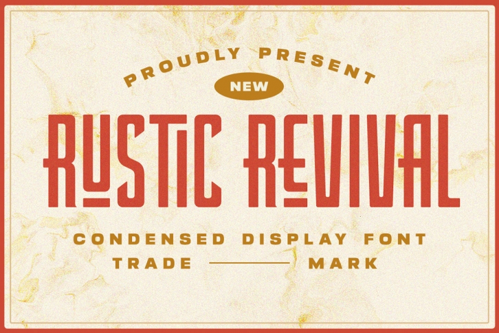 Rustic Revival Font Font Download