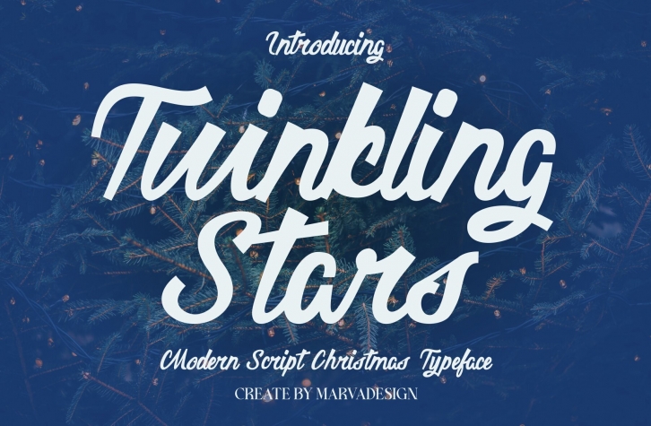 Twinkling Stars Font Font Download