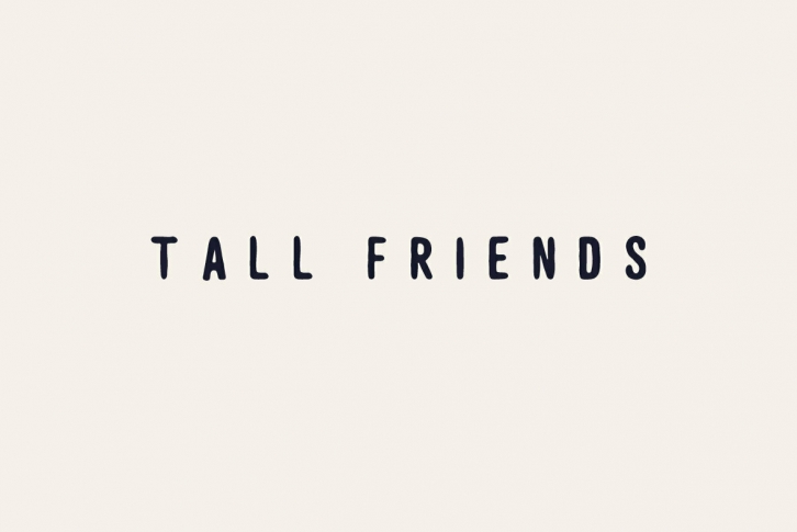 Tall Friends Font Font Download