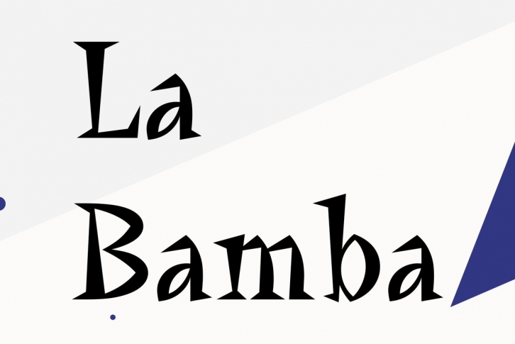 La Bamba Font Font Download