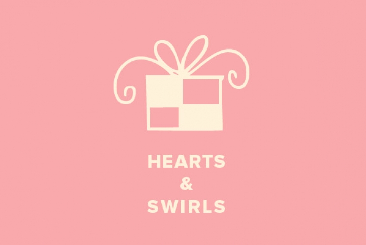 Hearts  Swirls Font Font Download