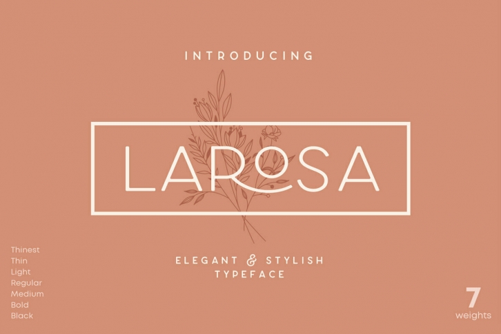 Larosa Sans Font Font Download