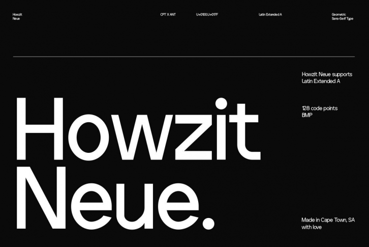 Howzit Neue Font Font Download