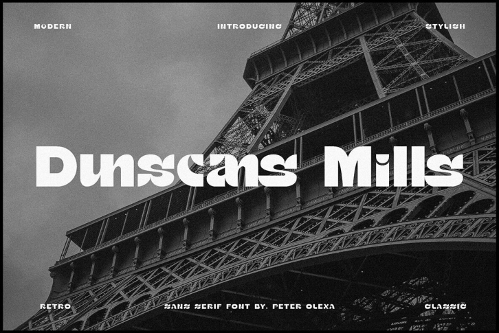 Dunscans Mills Font Font Download