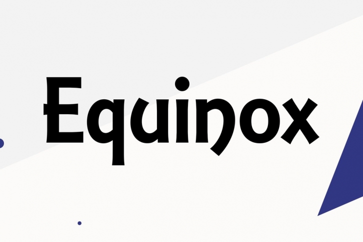 Equinox Font Font Download